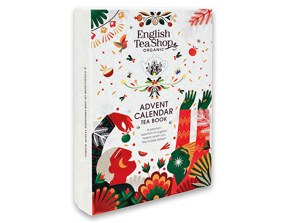 CALENDARIO DELL' AVVENTO - WHITE TEA BOOK - ENGLISH TEA SHOP