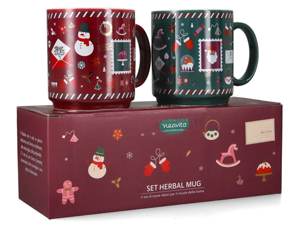 COPPIA DI TAZZA NATALIZIE - HERBAL MUG - NEAVITA