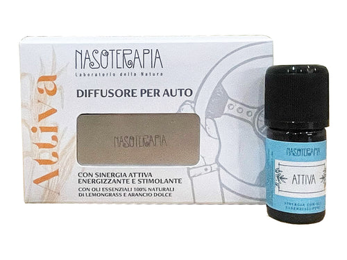 DIFFUSORE AUTO ARGENTO - ATTIVA