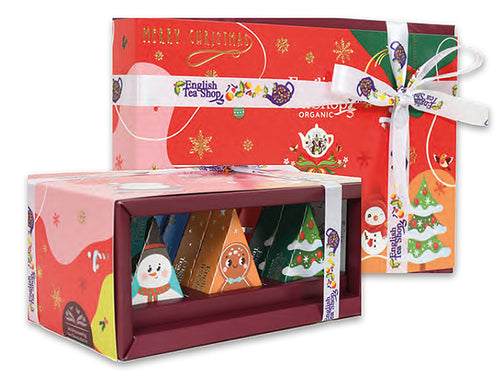 ECO BOX 12 PIRAMIDI BIO - MERRY CHRISTMAS GIFT - ENGLISH TEA SHOP