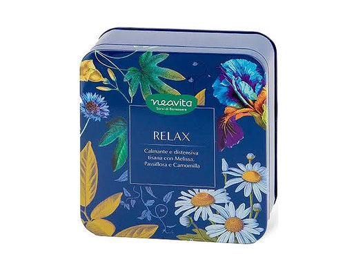 COFANETTO RELAX - RITUALI BOTANICI - LATTINA CON FILTRI PIRAMIDALI