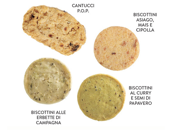 SELEZIONE DI BISCOTTI SALATI PER L'APERITIVO - BISCOTTERIA BETTINA