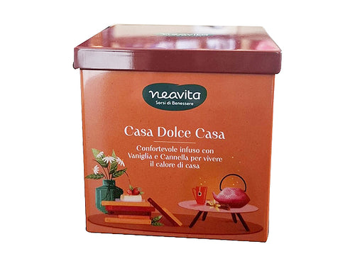 COFANETTO QUADRATO - CASA DOLCE CASA - INFUSO IN LATTINA