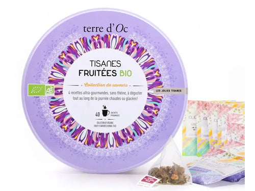 COFANETTO 40 FILTRI BIO - TISANÉES FRUITES - TERRE D'OC